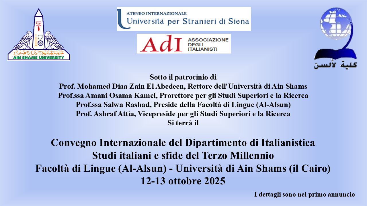 Studi italiani e sfide del Terzo Millennio