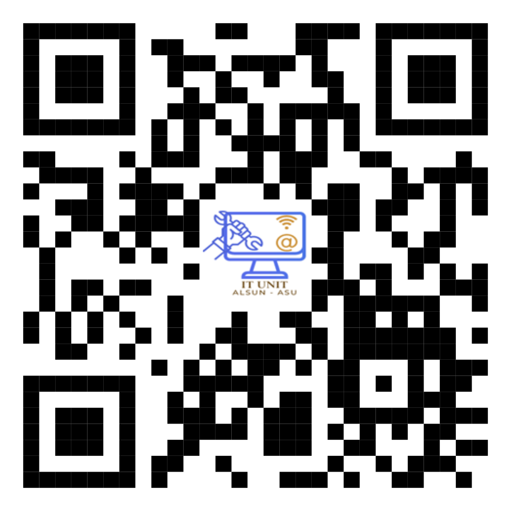 رمز الاستجابة السريعة لصفحة وحدة تكنولوجيا المعلومات QR code